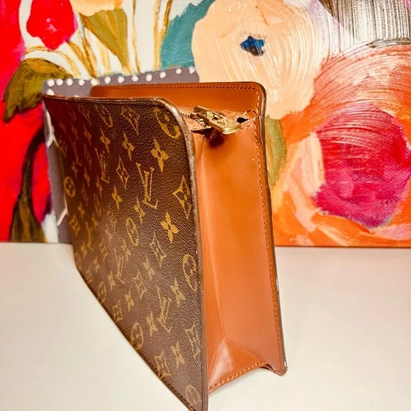 Louis Vuitton monogram pochette homme clutch bag - Picture 2 of 14